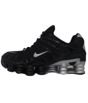 Кроссовки Nike Shox черные с серым