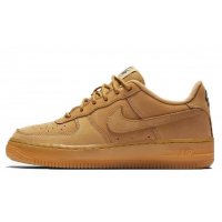 Зимние Nike Air Force 1 Low бежевые