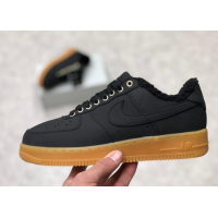 Зимние Nike Air Force 1 Low черные