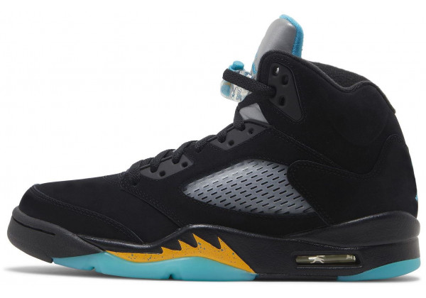 Кроссовки Nike Air Jordan 5 Retro Black Aqua