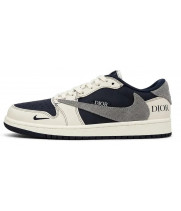Nike Air Jordan 1 Low x Dior x Travis Scott Navy Blue