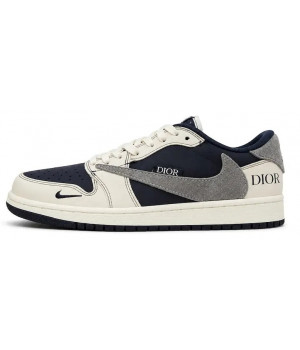Nike Air Jordan 1 Low x Dior x Travis Scott Navy Blue