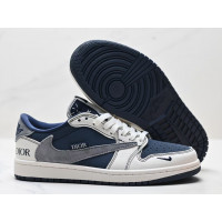Nike Air Jordan 1 Low x Dior x Travis Scott Navy Blue