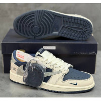 Nike Air Jordan 1 Low x Dior x Travis Scott Navy Blue