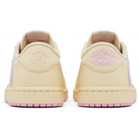 Кроссовки Travis Scott x Air Jordan 1 Retro Low OG Muslin Pink