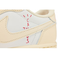 Кроссовки Travis Scott x Air Jordan 1 Retro Low OG Muslin Pink