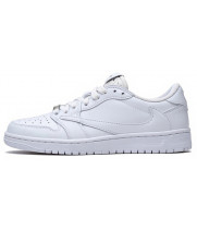 Кроссовки Nike Air Jordan Low 1 x Travis Scott White Party