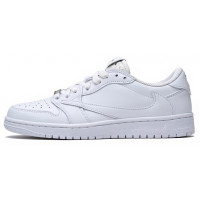 Кроссовки Nike Air Jordan Low 1 x Travis Scott White Party