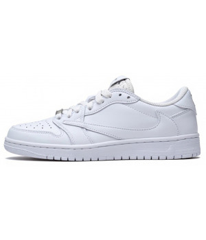 Кроссовки Nike Air Jordan Low 1 x Travis Scott White Party