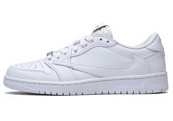 Кроссовки Nike Air Jordan Low 1 x Travis Scott White Party
