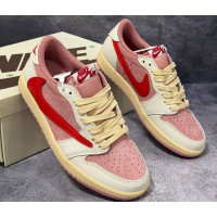 Кроссовки Nike Air Jordan Low OG Travis Scott Pink Pack