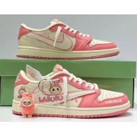 Nike Air Jordan 1 Low Travis Scott Labubu Pink White