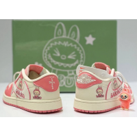 Nike Air Jordan 1 Low Travis Scott Labubu Pink White