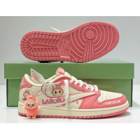 Nike Air Jordan 1 Low Travis Scott Labubu Pink White