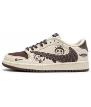 Nike Air Jordan 1 Low Travis Scott Labubu Brown White
