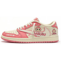 Nike Air Jordan 1 Low Travis Scott Labubu Pink White