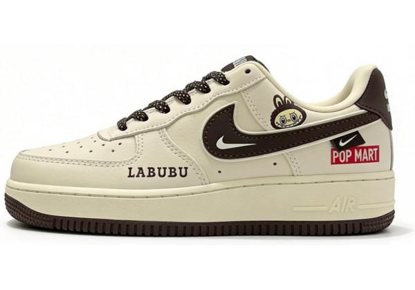 Nike Air Force 1 Low Pop Mart Labubu Cream Brown
