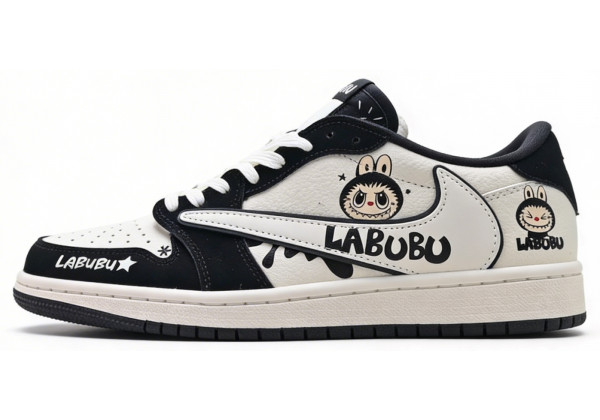 Nike Air Jordan 1 Low Travis Scott Labubu Black White