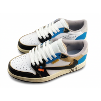 Nike Air Jordan 1 Low OG Travis Scott Off-White Union LA Blue