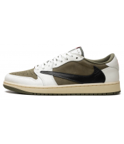 Travis Scott x Air Jordan 1 Low Medium Olive