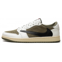 Travis Scott x Air Jordan 1 Low Medium Olive