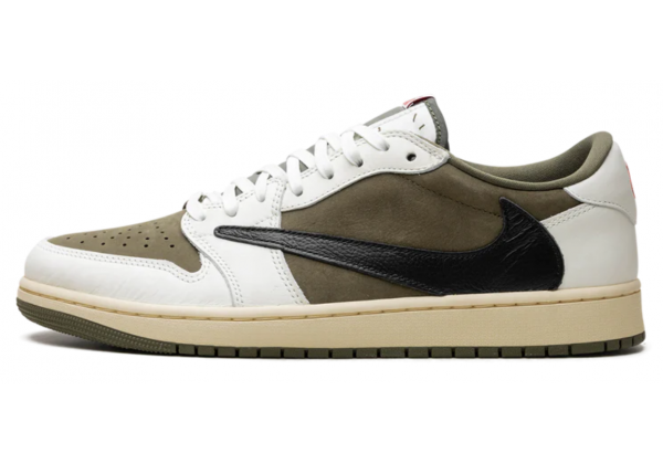 Travis Scott x Air Jordan 1 Low Medium Olive