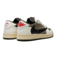 Travis Scott x Air Jordan 1 Low Medium Olive