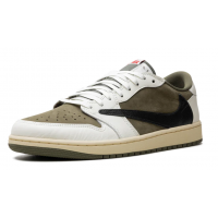 Travis Scott x Air Jordan 1 Low Medium Olive