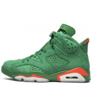 Air Jordan 6 Retro NRG Green Suede Gatorade зеленые