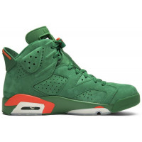 Air Jordan 6 Retro NRG Green Suede Gatorade зеленые