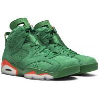 Air Jordan 6 Retro NRG Green Suede Gatorade зеленые