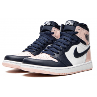 Jordan 1 Retro High Bubble Gum розовые