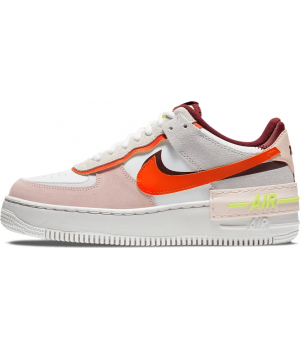 Nike Air Force 1 Shadow Surfaces in Team Red and Orange