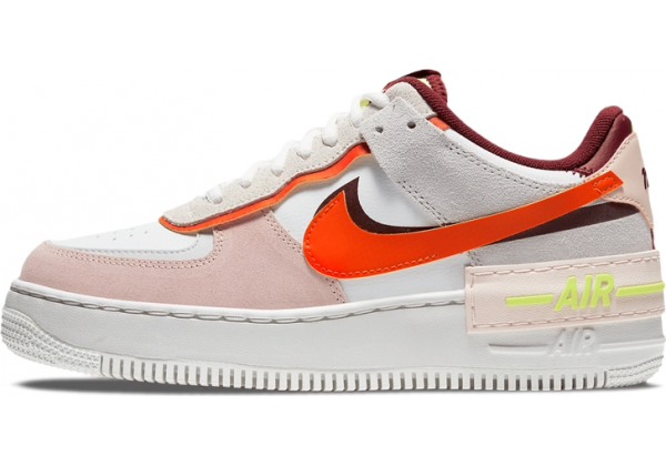Nike Air Force 1 Shadow Surfaces in Team Red and Orange