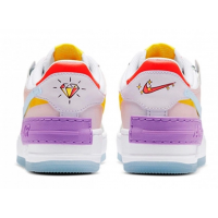 Nike Air Force 1 Shadow White Hydrogen Blue Purple