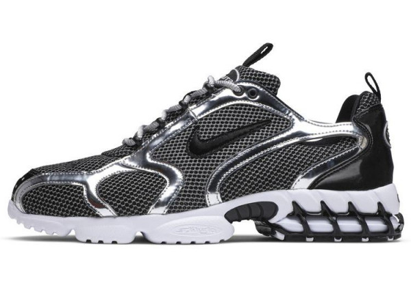 Stussy x Nike Air Zoom Spiridon Cage 2 Pure Platinum