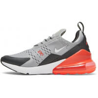 Nike Air Max 270 Light Smoke Grey Crimson