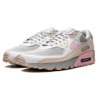 Кроссовки Nike Air Max 90 Pink String Grey серые