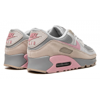 Кроссовки Nike Air Max 90 Pink String Grey серые
