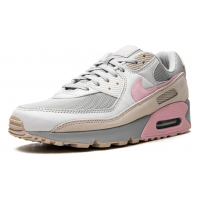 Кроссовки Nike Air Max 90 Pink String Grey серые