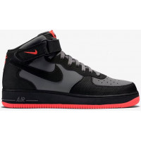 Nike Air Force 1 Mid '07 Dark Grey Crimson