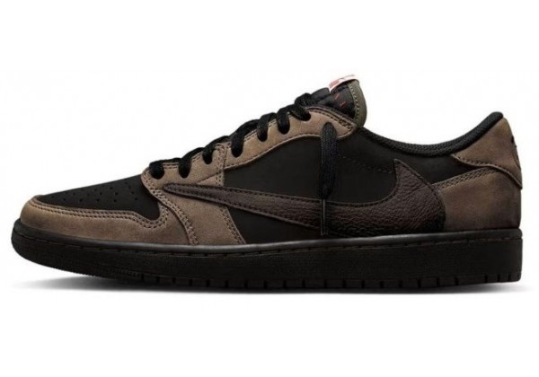 Travis Scott x Air Jordan 1 Low Dark Brown Velvet