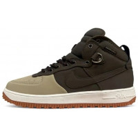 Nike Lunar Force 1 Duckboot Winter WaterShield Beige Brown