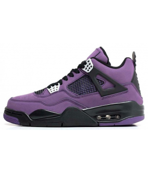 Travis Scott x Nike Air Jordan 4 Retro Purple зимние