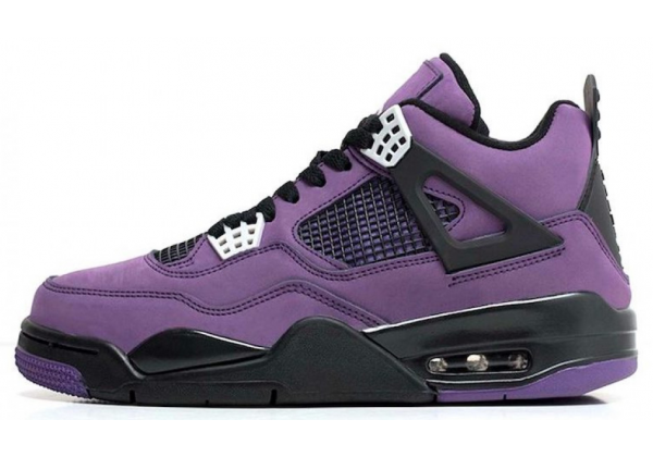 Travis Scott x Nike Air Jordan 4 Retro Purple зимние