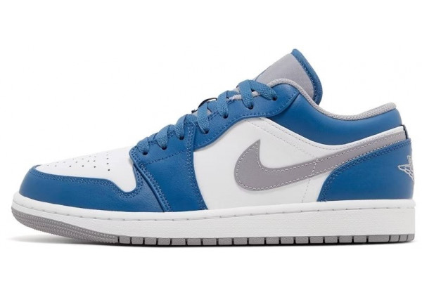 Nike Air Jordan 1 Low True Blue Grey