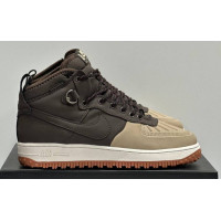 Nike Lunar Force 1 Duckboot Winter WaterShield Beige Brown