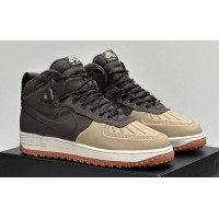 Nike Lunar Force 1 Duckboot Winter WaterShield Beige Brown