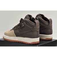 Nike Lunar Force 1 Duckboot Winter WaterShield Beige Brown