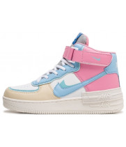Nike Air Force 1 Shadow High Winter Blue Pink